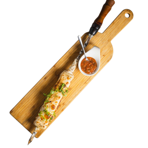 Khachapuri a la brasa